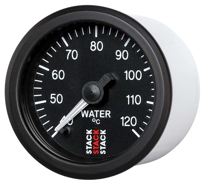 AutoMeter — Autometer Stack 52mm 40-120 Deg C 1/8in NPTF Male Pro Stepper Motor Water Temp Gauge - Black
Ga WT ProStpr B 120C - view 2