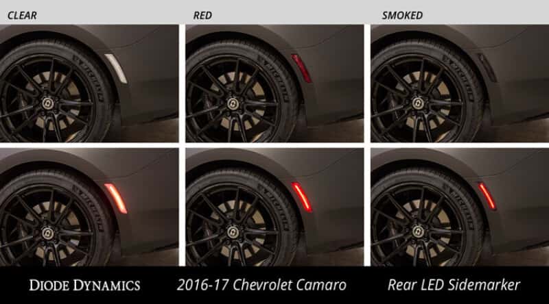Diode Dynamics — Diode Dynamics 16-21 Chevrolet Camaro LED Sidemarkers Clear (set) - view 6