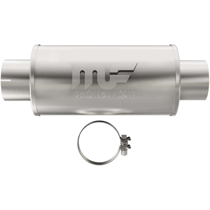 Magnaflow — MagnaFlow Muffler Mag DSL SS 7x7x14 4in Inlet 4in Outlet
Straight Through - view 1