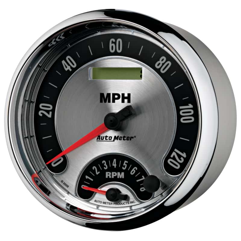 AutoMeter — Autometer American Muscle 5in Tach Speedo Combo In-Dash
5" RPM/SPD COMBO AM - view 8