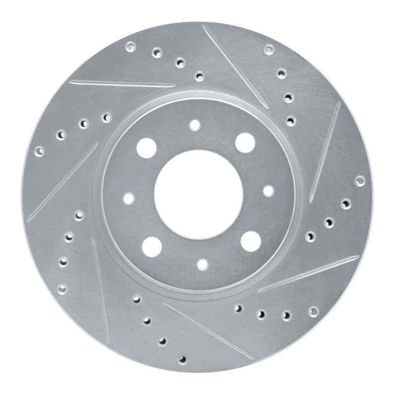 R1 Concepts — R1 93-95 Volvo 850 Front Right Drilled & Slotted Silver Brake Rotor
R1 Brake Rotor Drill - view 1