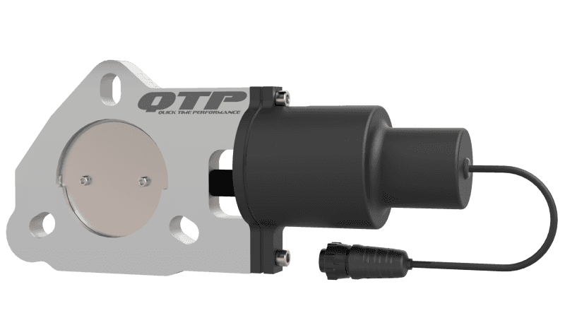 QTP — QTP 2.5in Bolt-On QTEC Electric Cutout Valve - Single - view 4