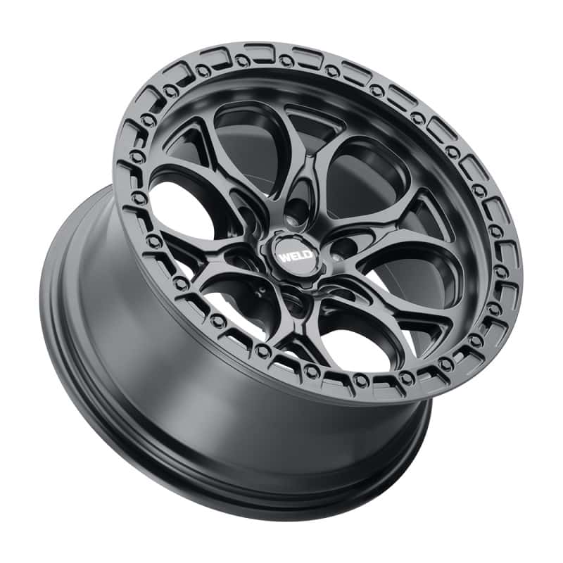 Weld — Weld Off-Road Ledge Six W108 20x9 / 6x139.7 BP / 5 In BS Satin Black Wheel - view 3