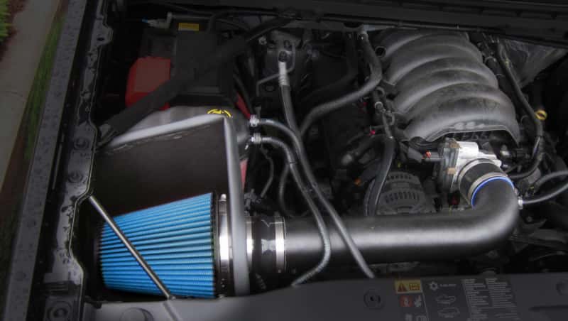 CORSA Performance — Corsa Apex 14-17 Chevrolet Silverado 1500 5.3L MaxFlow 5 Metal Intake System
Air Intake - view 2