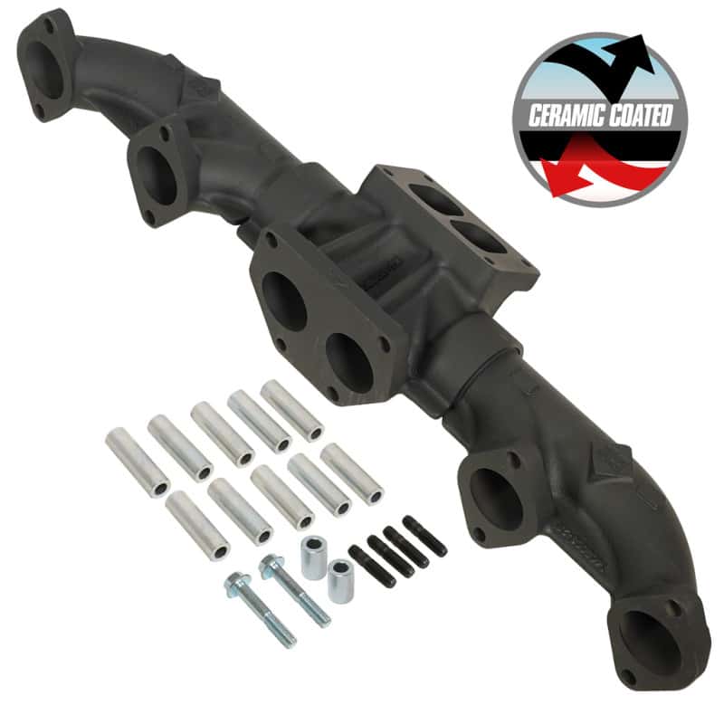 BD Diesel — BD Diesel Pre-2002 ISX / Cummins Signature 600 ISX T6 Ceramic Coated Exhaust Manifold - view 2
