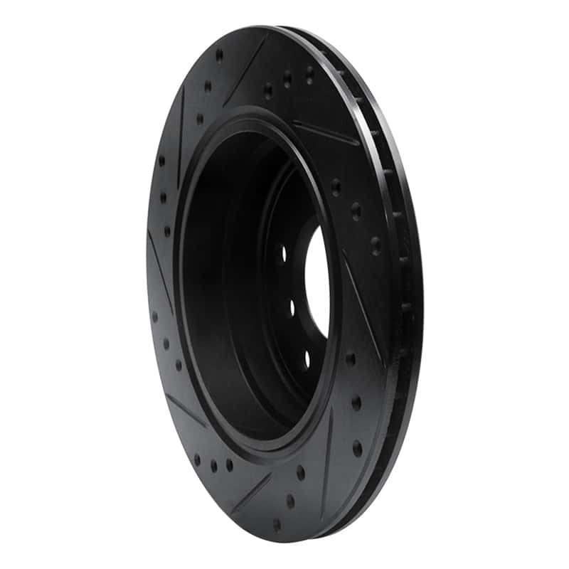 R1 Concepts — R1 91-95 BMW M5 Rear Right Drilled & Slotted Black Brake Rotor
R1 Brake Rotor Drill - view 4
