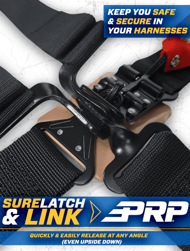 PRP Seats — PRP 4.2 Harness with Latch / Link Lap Belt- Blue - view 2
