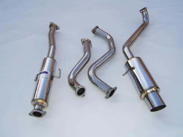Invidia — Invidia 88-91 CRX EF8 60mm (101mm tip) N1 Cat-back Exhaust - view 1