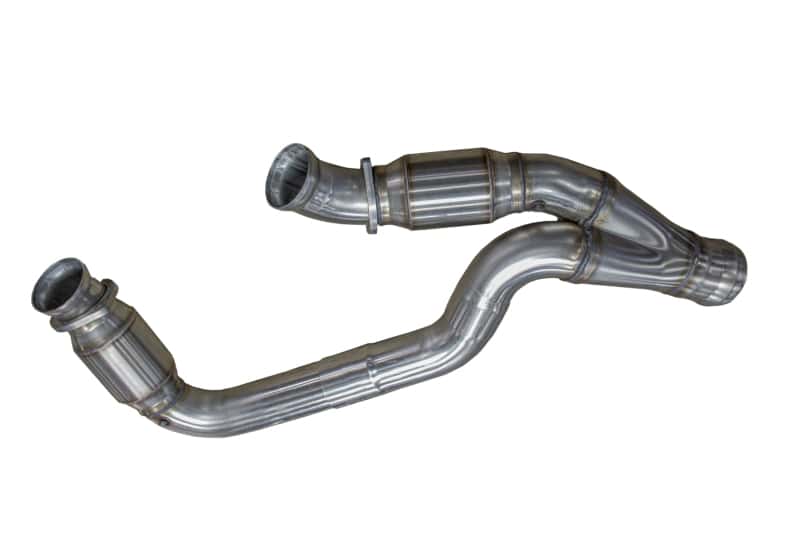 Kooks Headers — Kooks 2019+ GM 1500 Series Truck 6.2L 3in x OEM Outlet Catted SS Y Pipe Kooks HDR Req
3in. x OEM Y-Pipe
3" x OEM Y-Pipe - view 1
