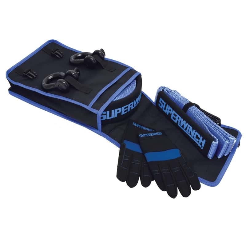 Superwinch — Superwinch Getaway Recovery Kit (Incl. Bow Shackles/Tree Trunk Protec/Recovery Strap/Gloves/Bag) - view 6