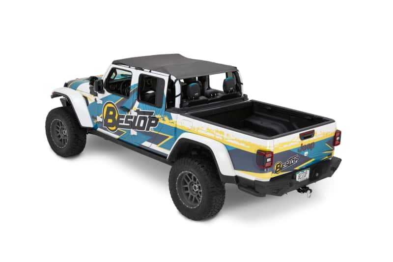 Bestop — Bestop 20-2023 Jeep Gladiator Header Safari Bikini (Black Diamond)
Safari Bikini - view 1