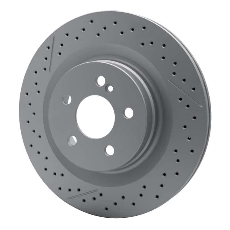 DFC — DFC 08-15 Mercedes-Benz C63 AMG Rear Drilled GeoSPEC Coated Rotor and Slotted
DFC Brake Rotor - view 2