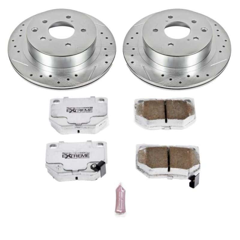 PowerStop — Power Stop 89-96 Nissan 300ZX Rear Z26 Street Warrior Brake Kit - view 1