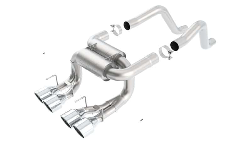 Borla — Borla 06-12 Chevrolet Corvette Z06/ZR1 6.2L/7.0L 8cyl Aggressive ATAK Exhaust (rear section only)
Axle-Back System
ExhstSysKt - view 4