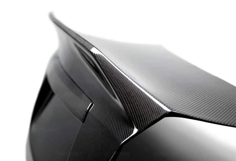 Seibon — Seibon 08-14 Subaru Impreza WRX/STi 4dr C-style Carbon Fiber Trunk Lid - view 11
