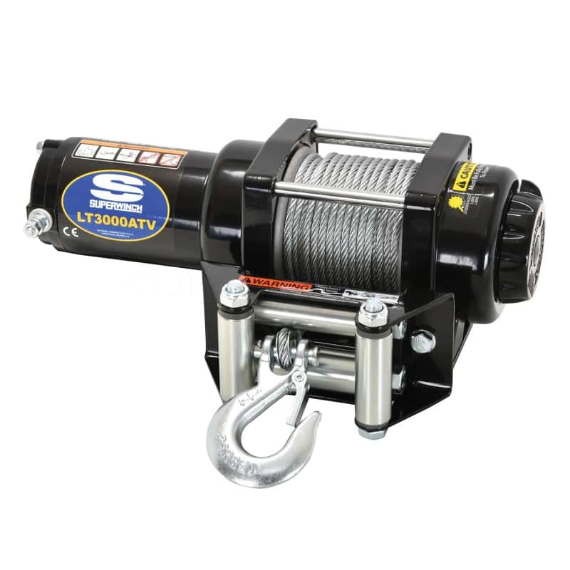 Superwinch — Superwinch 3000 LBS 12V DC 3/16in x 50ft Steel Rope LT3000 Winch
Winch - view 1