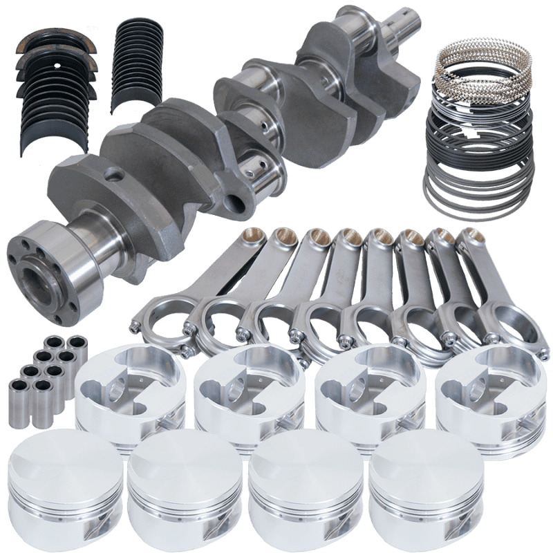 Eagle — Eagle Chevy 454 1Pc 4.000in Crank 6.385in H-Beam -3cc Flat Top 4.310in Pistons Rotating Assembly
Heavy Duty Assembly - view 1