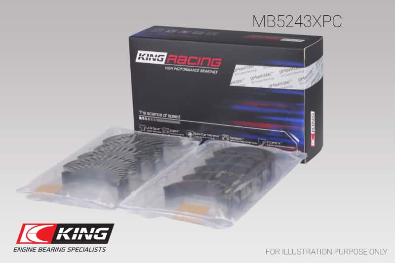 King Engine Bearings — King Engine Bearings Nissan Sr20De (Size 0.26) Main Bearing Set - view 1