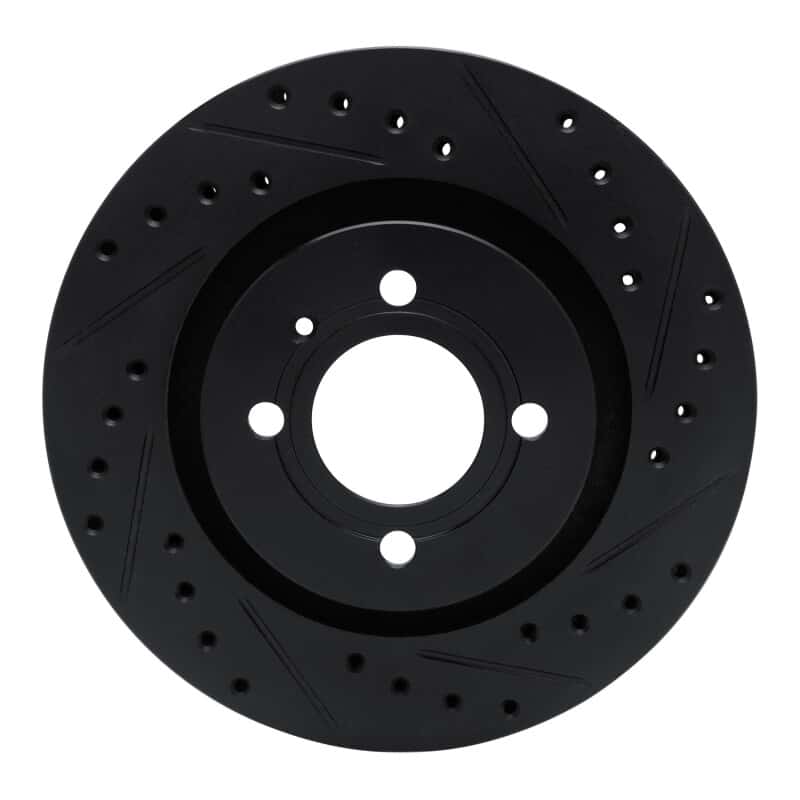 R1 Concepts — R1 90-93 Volkswagen CORRADO Front Right Drilled & Slotted Black Brake Rotor
R1 Brake Rotor Drill - view 1