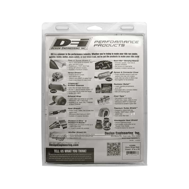 DEI — DEI Dyno Strap Heat Guard 5in w x 3ft - Aluminized
TieDownStrapSleeve - view 8