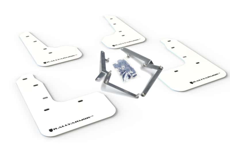 Rally Armor — Rally Armor 17-21 Honda Civic Sport/Sport Touring White UR Mud Flap w/Black Logo
Mud Flap - view 1