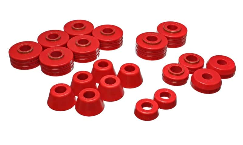 Energy Suspension — Energy Suspension Ford Bronco Body Mount Set - Red
BodyMntBshKt - view 2