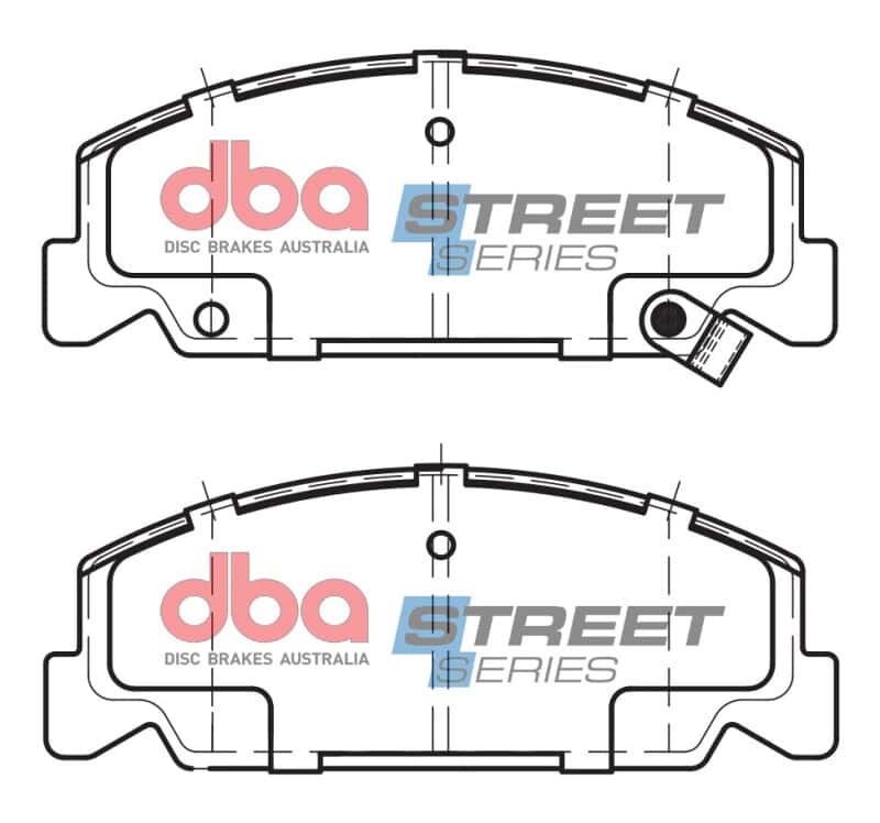 DBA — DBA 88-95 Honda Civic Street Series Front Brake Pads
Brake Pad - view 1