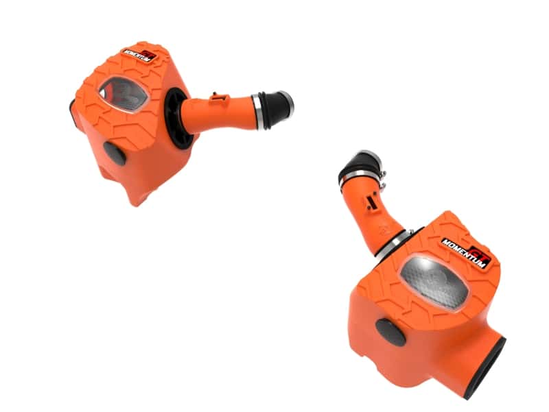 aFe — aFe 2022 Toyota Tundra V6-3.5L (tt) Momentum GT Cold Air Intake System w/ Pro 5R Filter - Orange
Momentum GT Intake - view 3