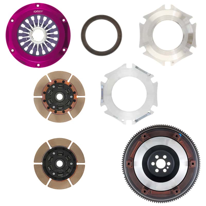 Exedy — Exedy 1999-2002 Nissan Skyline GTR L6 Hyper Twin Cerametallic Clutch Sprung Center Disc Pull Type
Hyper Multi Series
Clutch Kit - view 4