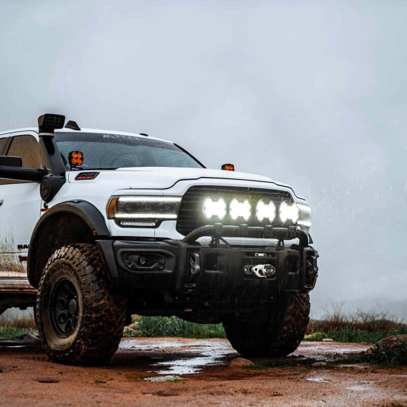 KC HiLiTES — KC HiLiTES SlimLite 8in. LED Light Shield SAE Driving (Shield Only) - Clear - view 5