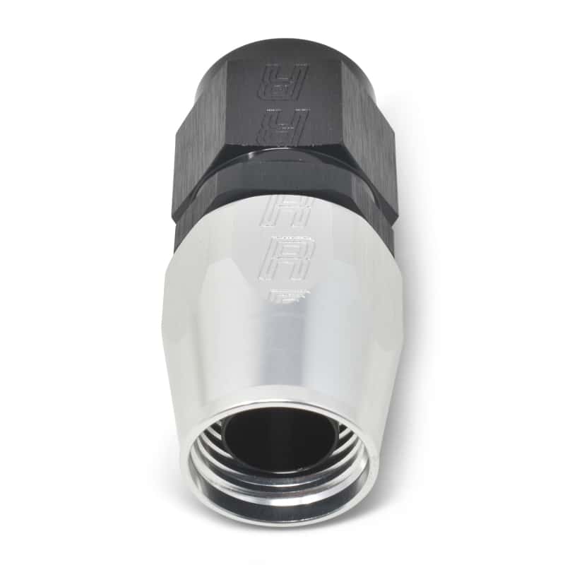 Russell — Russell Performance -10 AN Black/Silver Straight Full Flow Hose End
Hose Fitting - view 4