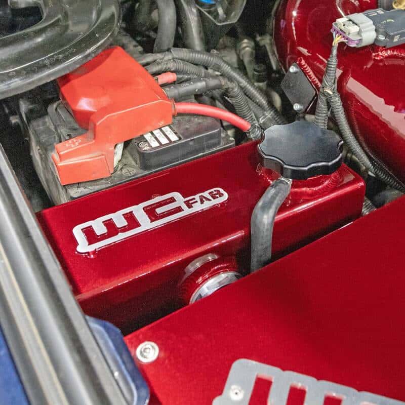 Wehrli — Wehrli 11-16 Chevrolet 6.6L LML Duramax OEM Placement Coolant Tank Kit - WCFab Red
Coolnt Tnk 11-16 RED - view 6