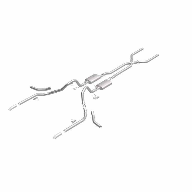 Magnaflow — MagnaFlow 65-68 Chevy Impala All V8 Multiple Exit Options Crossmember-Back Perf Exhaust
Crossmember-Back
Cat-Back - view 48