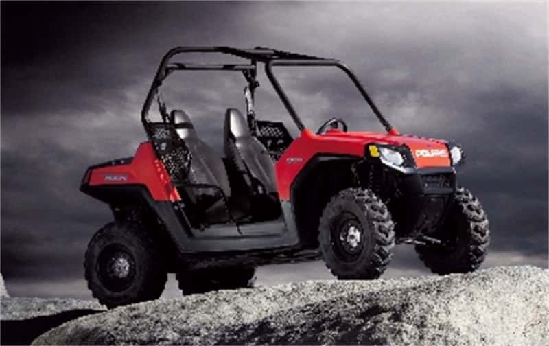 Gibson — Gibson 08-12 Polaris Ranger RZR 800 Base Single Exhaust - Black Ceramic
Powersports - view 2