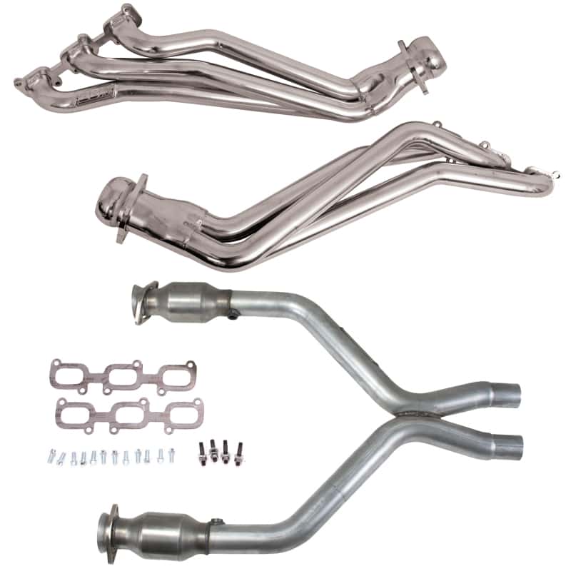BBK — BBK 11-14 Ford Mustang V6 1-3/4 Long Tube Headers w/High Flow Catted X-Pipe (Silver Ceramic)
Exhaust Header
Exhaust Kit - view 1