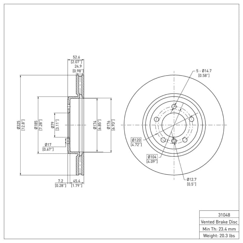 DFC — DFC 01-08 BMW Z4 Front GeoSPEC Coated Rotor
DFC Brake Rotor - view 2