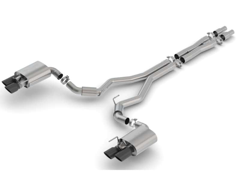 Borla — Borla 2018 Ford Mustang GT 5.0L AT/MT 3in S-Type Catback Exhaust Black Chrome Tips w/ Valves
Cat-Back System
bor140742BC - view 1