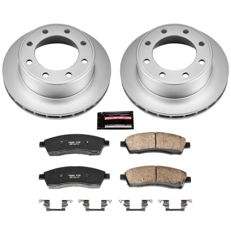 PowerStop — Power Stop 00-05 Ford Excursion Rear Z17 Evolution Geomet Coated Brake Kit - view 1