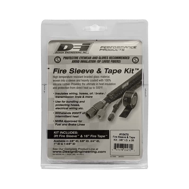 DEI — DEI Fire Sleeve and Tape Kit 3/8in I.D. x 3ft
Heat Shrink Sleeve - view 5