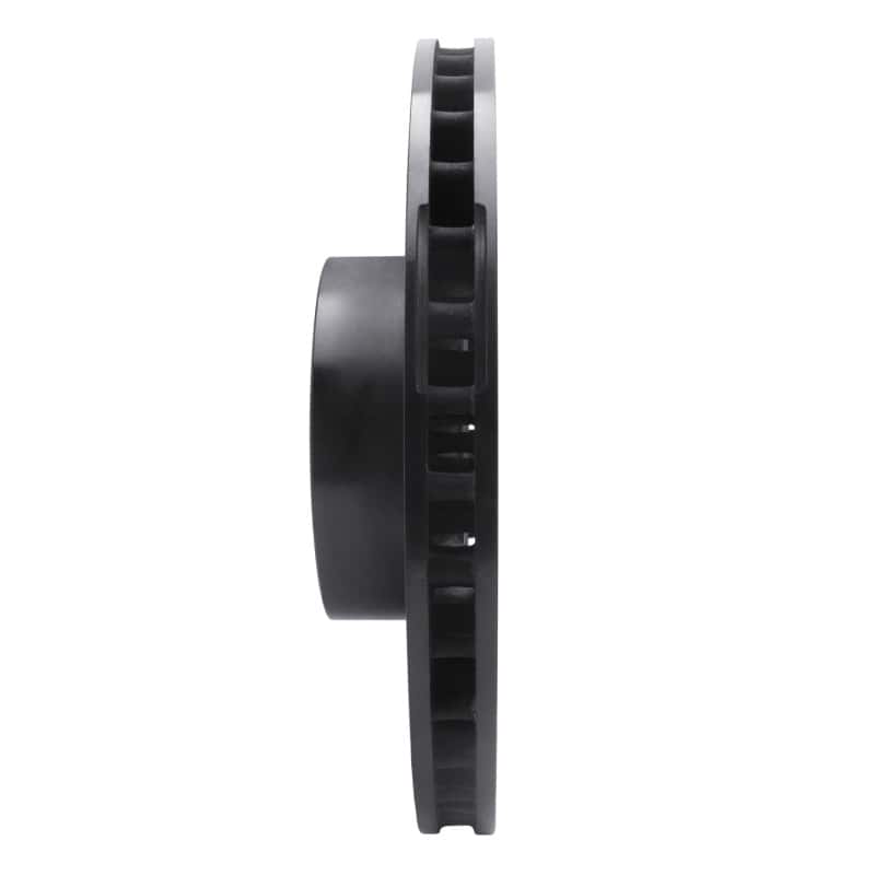 R1 Concepts — R1 10-12 Land Rover Range Rover Front Left Drilled & Slotted Black Brake Rotor
R1 Brake Rotor Drill - view 3
