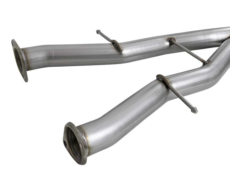 aFe — aFe MACHForce XP 12-17 Jeep Grand Cherokee WK2 SRT8 V8-6.4L 304SS Cat-Back Exhaust w/o Resonator
Cat-Back Exhaust - view 3