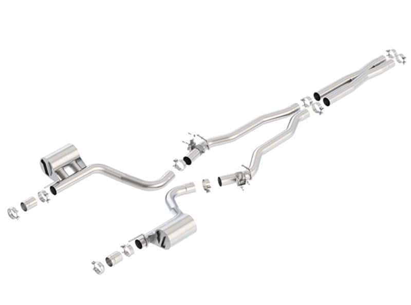 Borla — Borla 2015 Dodge Charger Hellcat 6.2L V8 ATAK Catback Exhaust w/ Valves No Tips Factory Valance
Cat-Back System - view 1