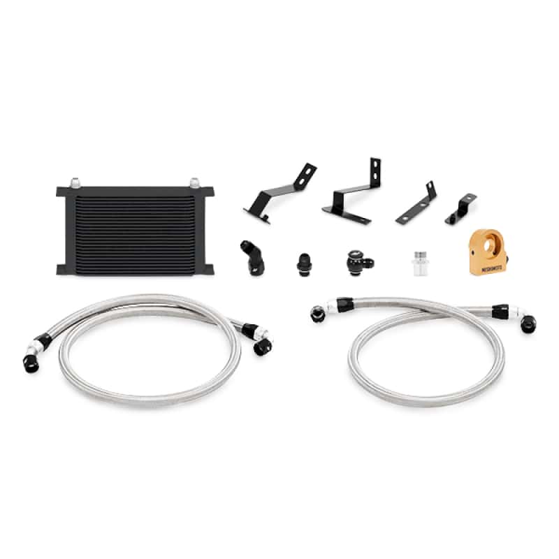 Mishimoto — Mishimoto 2016+ Chevy Camaro Oil Cooler Kit w/ Thermostat - Black - view 3