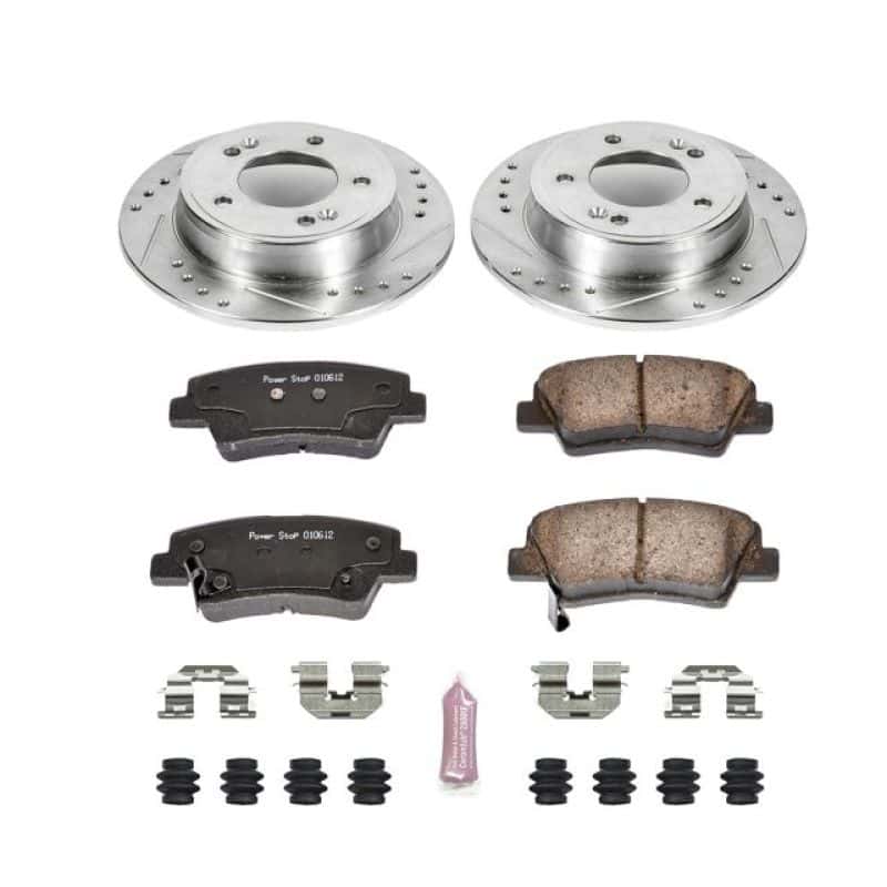 PowerStop — Power Stop 11-19 Hyundai Elantra Rear Z23 Evolution Sport Brake Kit - view 1