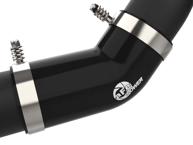 aFe — aFe 16-19 RAM 1500 V6 3.0L (TD) BladeRunner 3in Aluminum Hot & Cold Charge Pipe Kit - Black
Charge Pipe Kit - view 5