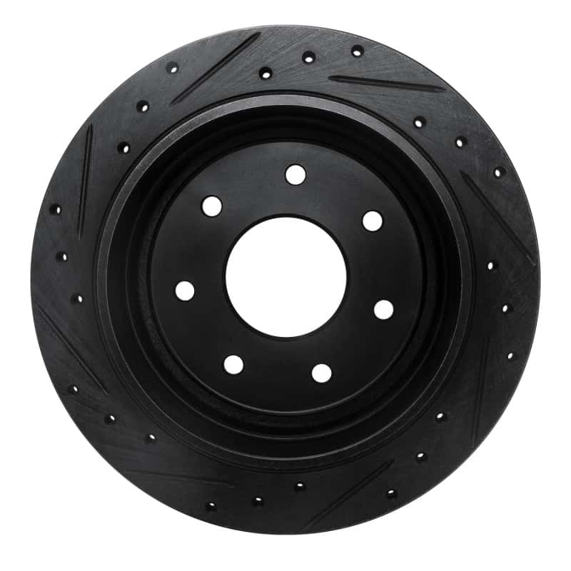 R1 Concepts — R1 97-04 Ford F-150 4WD Rear Right Drilled & Slotted Black Brake Rotor
R1 Brake Rotor Drill - view 5