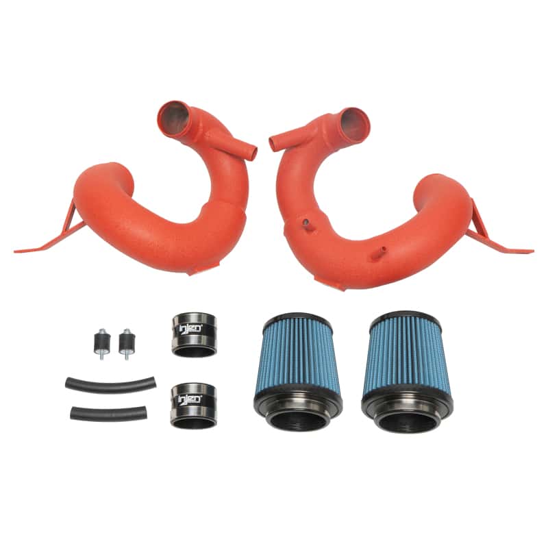 Injen — Injen 19-21 Genesis G70 V6-3.3L Twin Turbo SP Short Ram Air Intake System - Wrinkle Red
Short Ram Intake - view 2