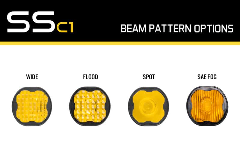 Diode Dynamics — Diode Dynamics Stage Series C1 Lens SAE Fog - Yellow - view 4