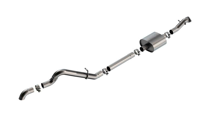 Borla — Borla 21-22 Ford Bronco 2.3L 2DR/4DR T-304 Stainless Steel Cat-Back Touring Exhaust - Brushed
Cat-Back System - view 1