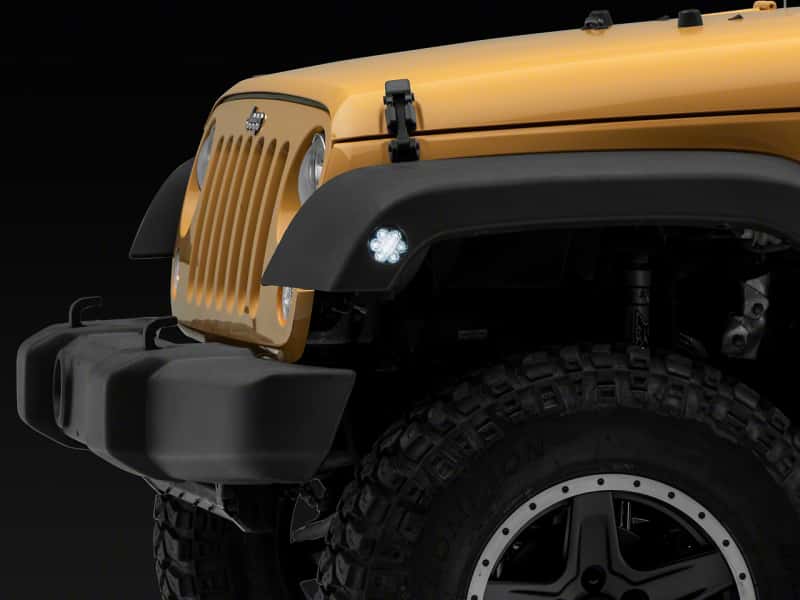 Raxiom — Raxiom 07-18 Jeep Wrangler JK Axial Series Whiite LED Side Marker Lights- Smoked
Lights - view 1